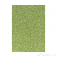 ΑΦΡΩΔΕΣ ΦΥΛΛΟ Α4 210x297 GLITTER  LEMON GREEN 2,0 mm (ΣΥΣΚ-10ΤΕΜ)
