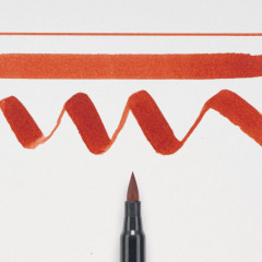 ΜΑΡΚΑΔΟΡΟΣ  BRUSH PEN  ΚΟΚΚΙΝΟ SAKURA KOI COLOUR (ΣΥΣ-12ΤΕΜ)