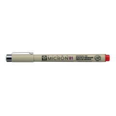 ΜΑΡΚΑΔΟΡΟΙ SAKURA  MICRON 01 ΚΟΚΚΙΝΟ  PIGMA (ΣΥΣ-12ΤΕΜ)