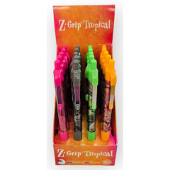 ΣΤΥΛΟ BALL Z-GRIP TROPICAL 1,0 ΜΠΛΕ  (ΣΥΣΚ-20ΤΕΜ)