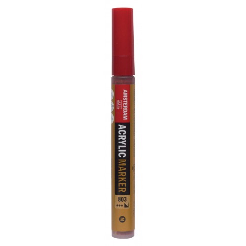 ΜΑΡΚΑΔΟΡΟΣ ΑΚΡΥΛΙΚΟΣ AMSTERDAM M 3-4MM 803 DEEP GOLD