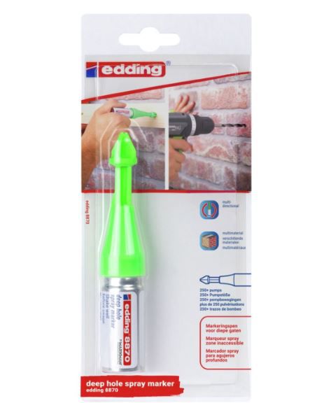 DEEP HOLE SPRAYMARKER e-8870 BL.NEON GREEN
