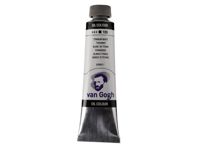 ΛΑΔΙΑ VAN GOGH 40ML S1 T.9 No. 105 TITANIUM WHITE (ΣΥΣ-3ΤΕΜ)