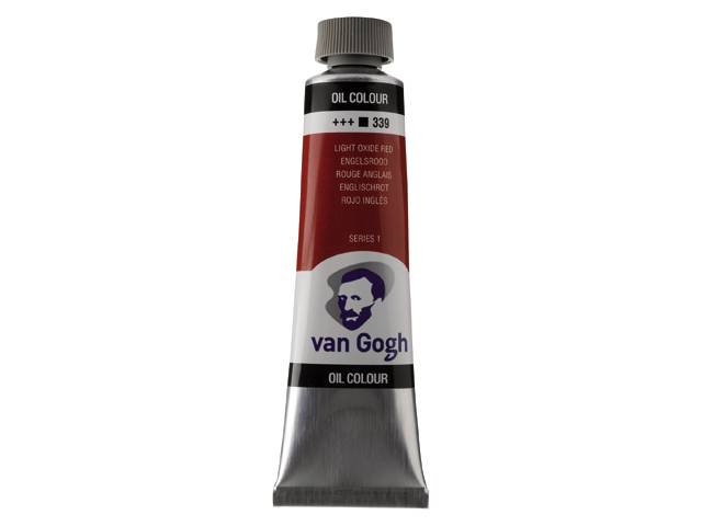ΛΑΔΙΑ VAN GOGH 40ML S1 T.9 No. 339 LIGHT OXIDE RED (ΣΥΣ-3ΤΕΜ)