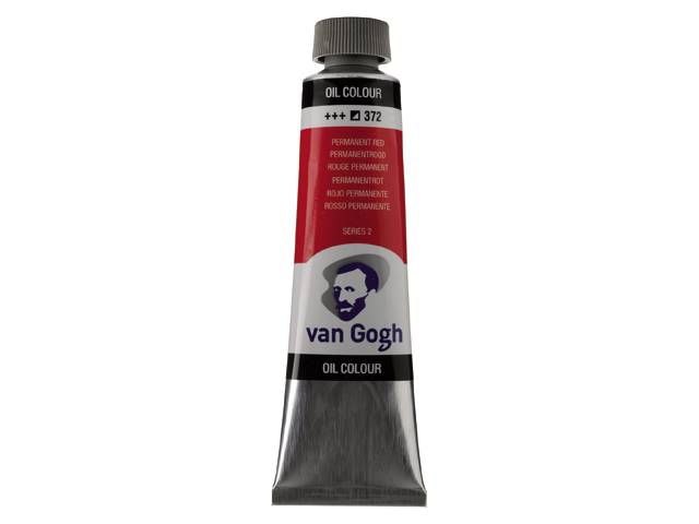 ΛΑΔΙΑ VAN GOGH 40ML S2 T.9 No. 372 PERMANENT RED (ΣΥΣ-3ΤΕΜ)