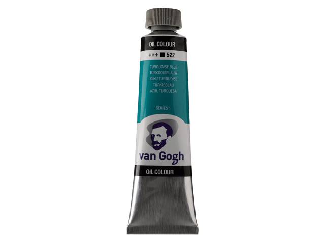 ΛΑΔΙΑ VAN GOGH 40ML S1 T.9 No. 522 TURQUOISE BLUE (ΣΥΣ-3ΤΕΜ)