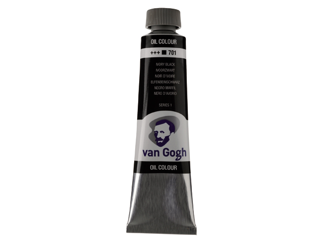ΛΑΔΙΑ VAN GOGH 40ML S1 T.9 No. 701 IVORY BLACK (ΣΥΣ-3ΤΕΜ)