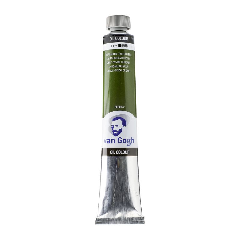 ΛΑΔΙΑ VAN GOGH 60ML S2 No. 668 CHROMIUM OX. GREEN (ΣΥΣ-3ΤΕΜ)