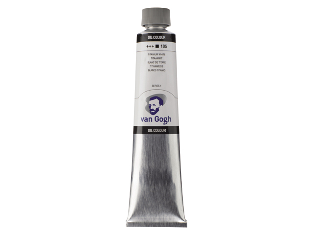 ΛΑΔΙΑ VAN GOGH S1 200ml No.105 TITANIUM WHITE
