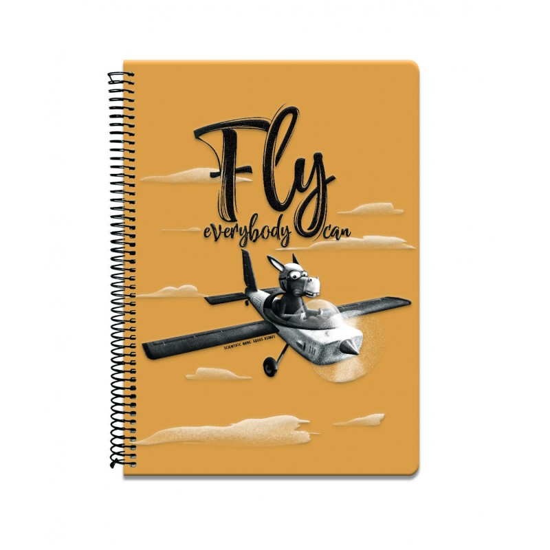 ΣΠΙΡΑΛ ΤΕΤΡΑΔΙΟ 21Χ29 3Θ 90Φ FLY 70GSM (ΣΥΣΚ.-8)