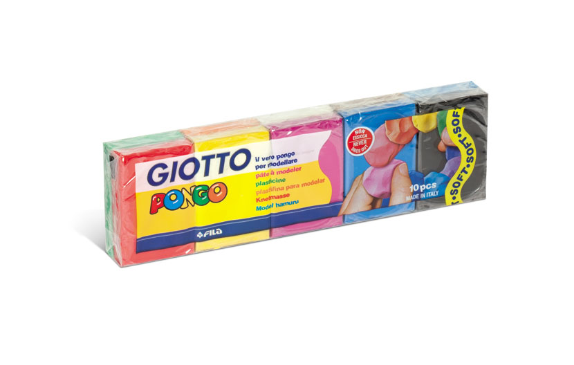 ΠΛΑΣΤΕΛΙΝΗ GIOTTO περιέχει κερί & μεταλλικά στοιχεία 10 ΧΡΩΜΑΤΑ ΤΩΝ 50GR