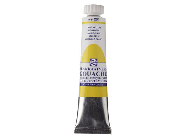 GOUACHE ΤΕΜΠΕΡΑ 20ML 201 LIGHT YELLOW ROYAL TALENS (ΣΥΣ-3ΤΕΜ)