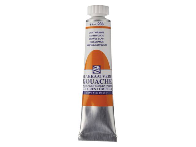 GOUACHE ΤΕΜΠΕΡΑ 20ML 236 LIGHT ORANGE ROYAL TALENS (ΣΥΣ-3ΤΕΜ)