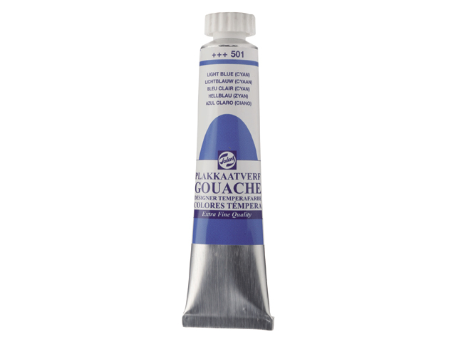 GOUACHE ΤΕΜΠΕΡΑ 20ML 501 LT BLUE CYAN ROYAL TALENS (ΣΥΣ-3ΤΕΜ)