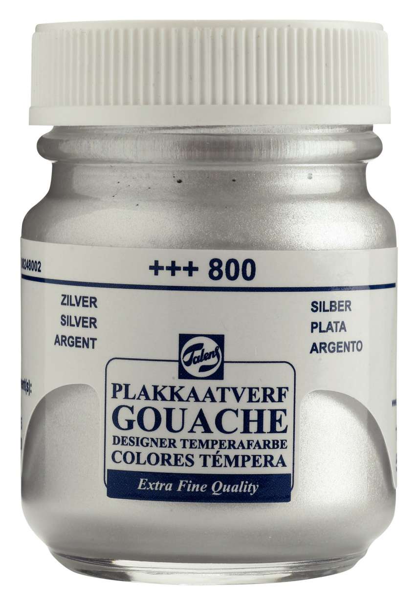 GOUACHE ΤΕΜΠΕΡΑ 50ML 800 SILVER ROYAL TALENS