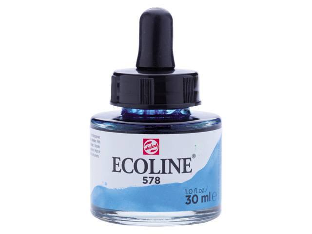 ECOLINE ROYAL TALENS 30ML 578 SKY BLUE CYAN (ΣΥΣ-3TEM)