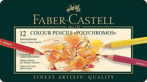 ΜΕΤΑΛΛΙΚΗ ΚΑΣΕΤΙΝΑ 110012 POLYCHROMOS COLOUR ΜΟΛΥΒΙΑ 12ΤΕΜ