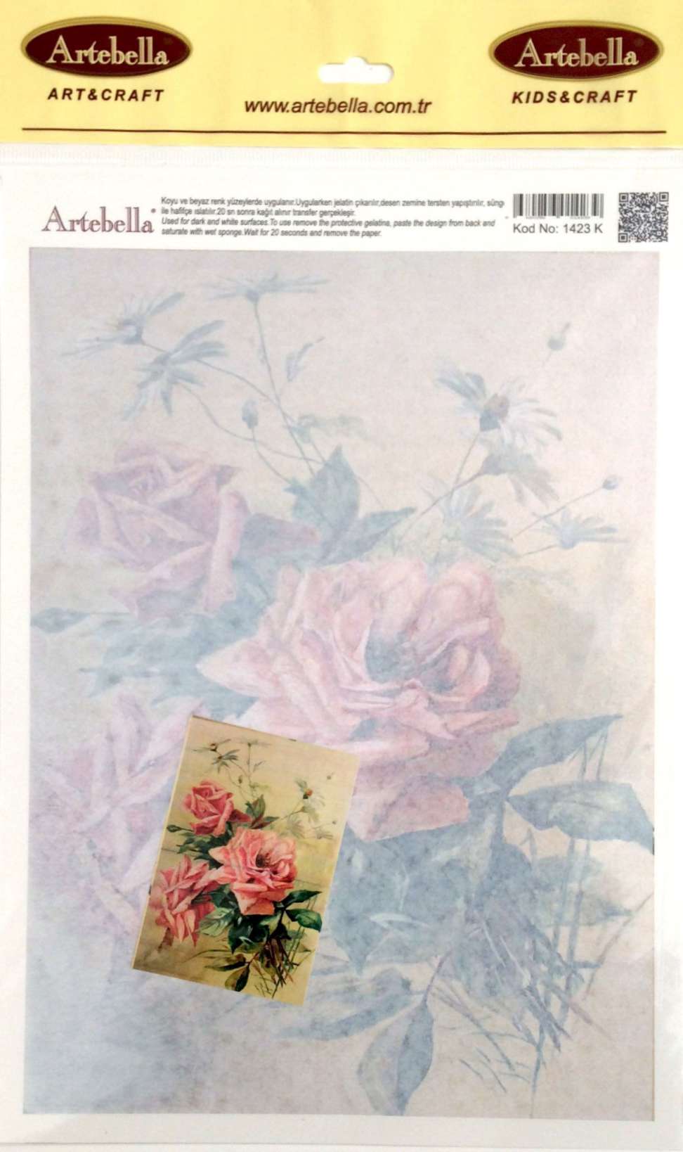 TRANSFER 23X34 1423K A4 ARTEBELLA