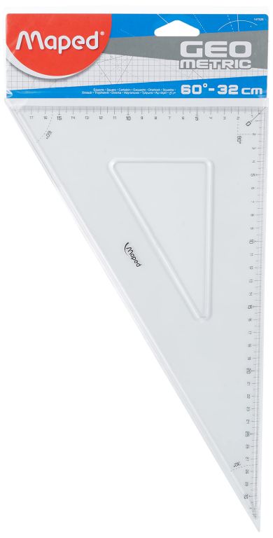 ΓΕΩΜΕΤΡΙΚΟ ΤΡΙΓΩΝΟ GEOMETRIC 32CM - 60 ΜΟΙΡΕΣ