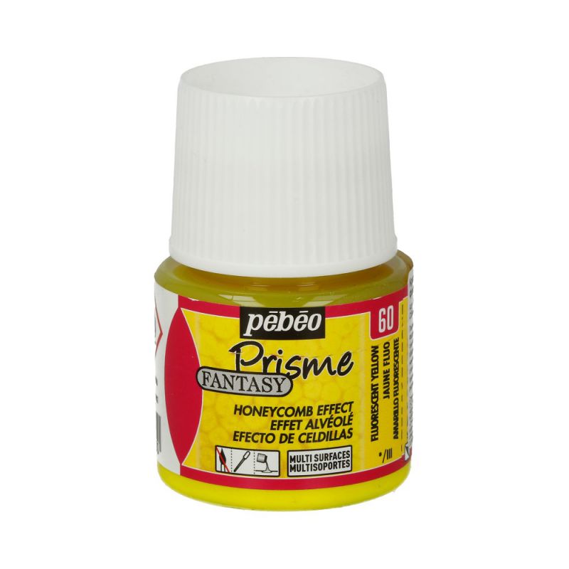 ΣΜΑΛΤΟ (ENAMEL) FLUORESCENT YELLOW FANTASY PRISME 45ML PEBEO