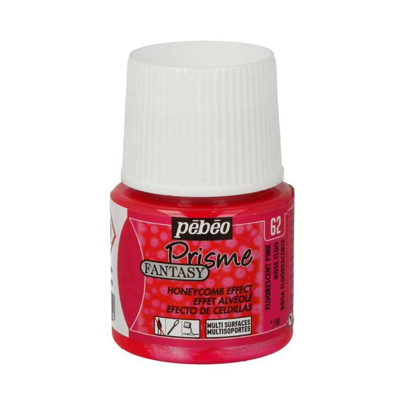ΣΜΑΛΤΟ (ENAMEL) FLUORESSCENT PINK FANTASY PRISME 45ML PEBEO