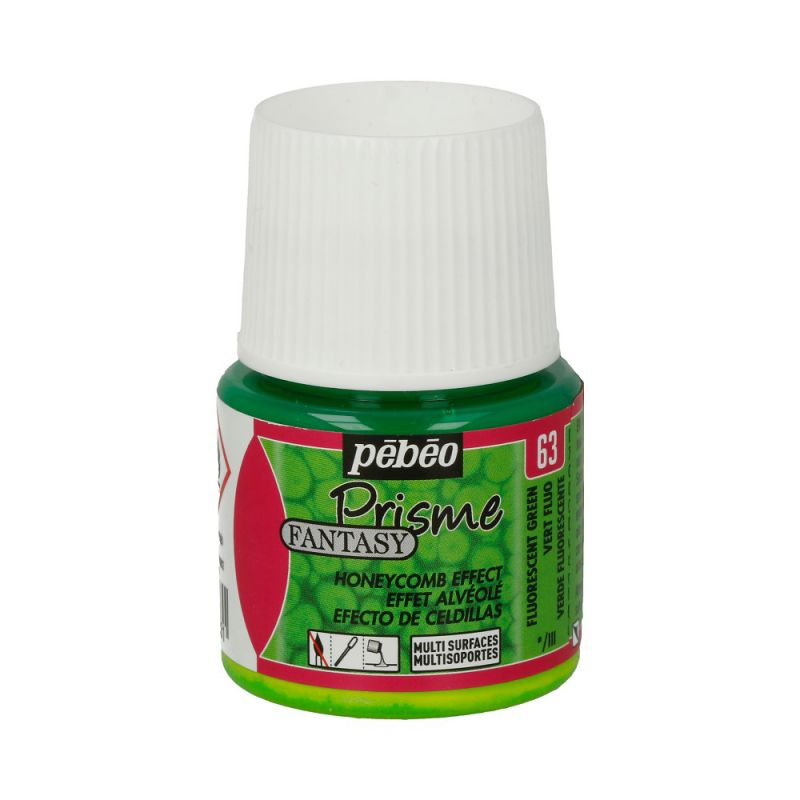 ΣΜΑΛΤΟ (ENAMEL) FLUORESCENT GREEN FANTASY PRISME 45ML PEBEO