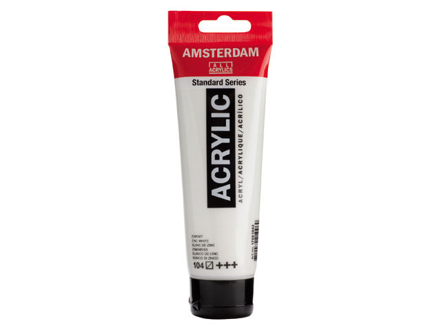 ΑΚΡΥΛΙΚΟ AMSTERDAM 120ML No 104 ZINC WHITE