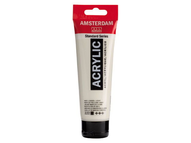 ΑΚΡΥΛΙΚΟ AMSTERDAM 120ML No 222 NAPLES YLW LT.