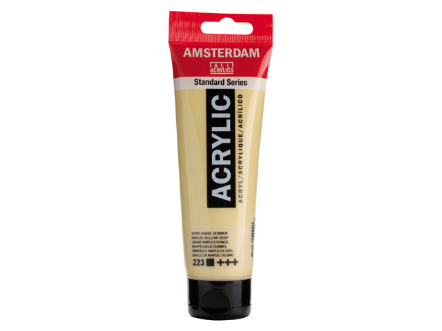ΑΚΡΥΛΙΚΟ AMSTERDAM 120ML No 223 NAPLES YLW.DP