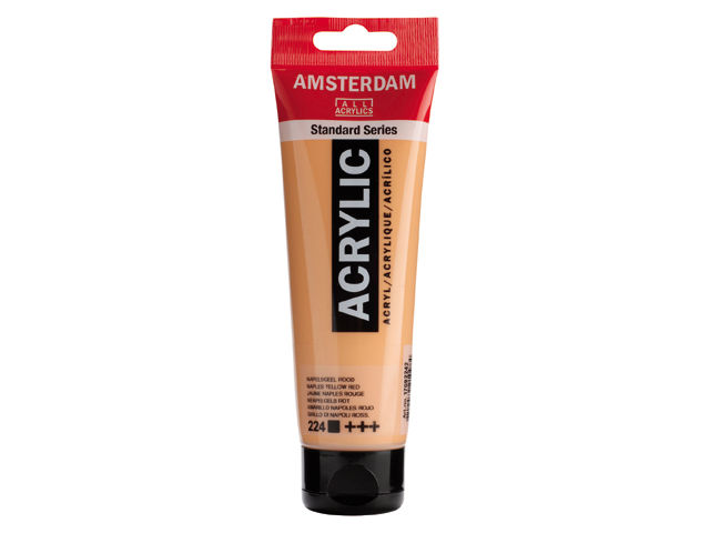 ΑΚΡΥΛΙΚΟ AMSTERDAM 120ML No 224 NAPLES YLW.RD