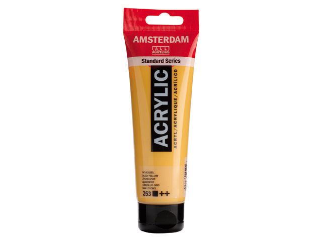 ΑΚΡΥΛΙΚΟ AMSTERDAM 120ML No 253 GOLD YELLOW