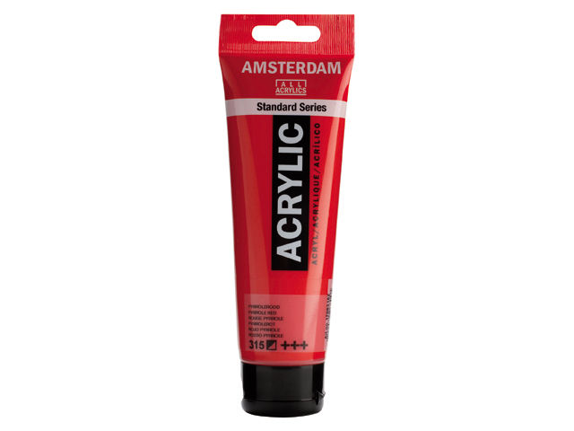 ΑΚΡΥΛΙΚΟ AMSTERDAM 120ML No 315 PYRROLE RED