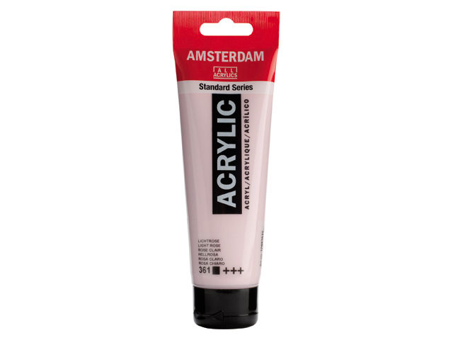 ΑΚΡΥΛΙΚΟ AMSTERDAM 120ML No 361 LIGH ROSE