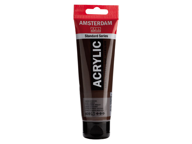 ΑΚΡΥΛΙΚΟ AMSTERDAM 120ML No 409 BURNT UMBER