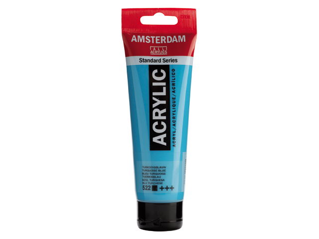 ΑΚΡΥΛΙΚΟ AMSTERDAM 120ML No 522 TURQUOISE BLUE