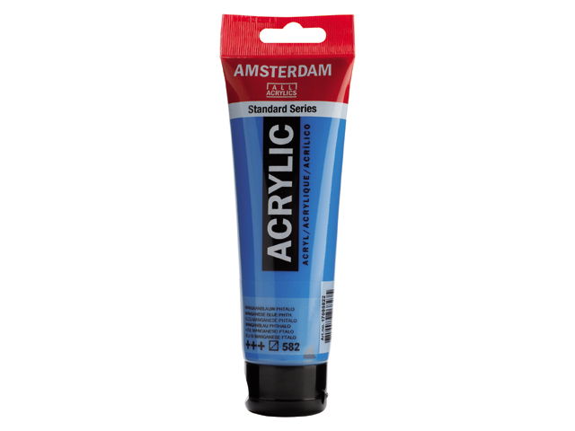 ΑΚΡΥΛΙΚΟ AMSTERDAM 120ML No 582 MANG.BLUE PHTH