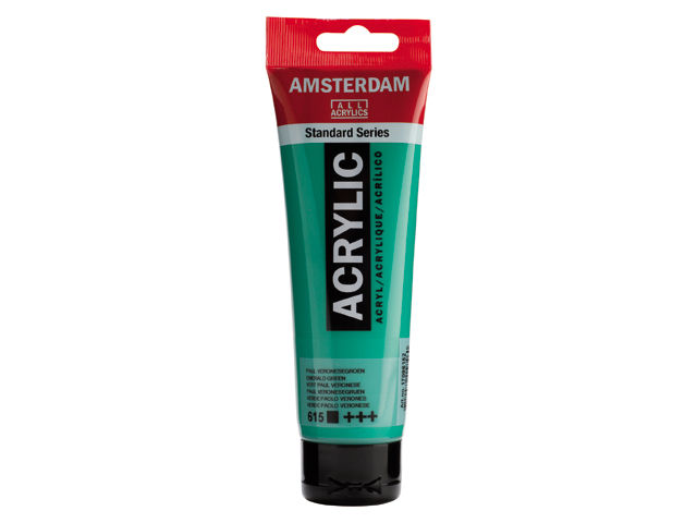 ΑΚΡΥΛΙΚΟ AMSTERDAM 120ML No 615 EMERALD GREEN
