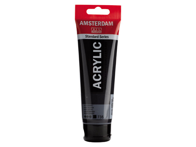 ΑΚΡΥΛΙΚΟ AMSTERDAM 120ML No 735 OXYDE BLACK