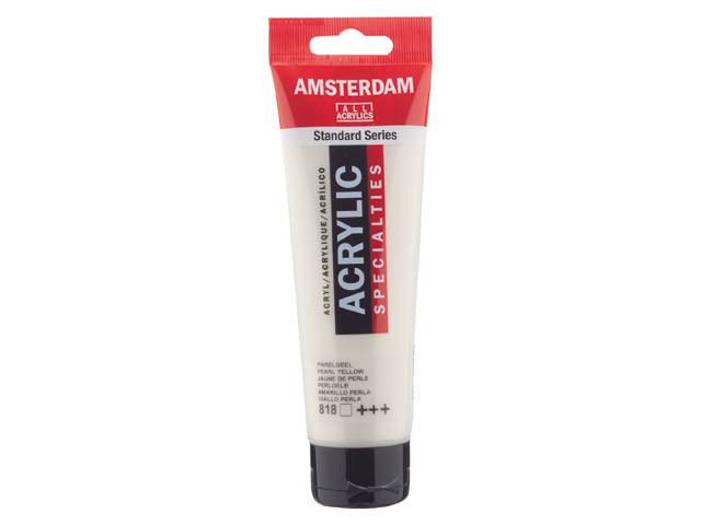 ΑΚΡΥΛΙΚΟ ΜΕΤΑΛΛΙΚΟ 120ML No 818 PEARL YELLOW AMSTERDAM