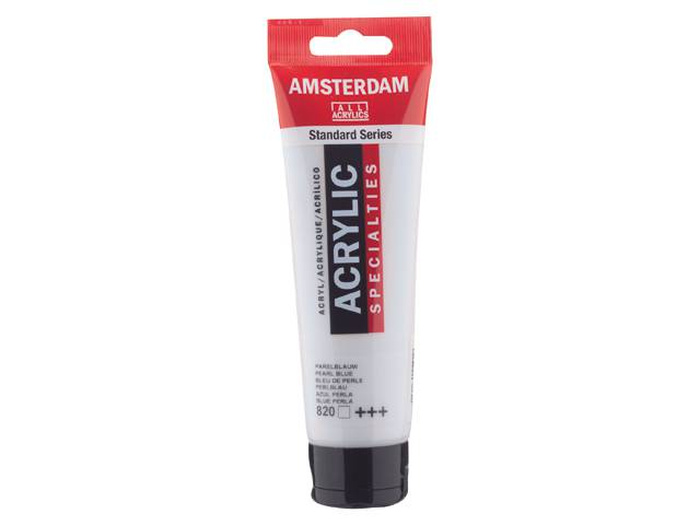ΑΚΡΥΛΙΚΟ ΜΕΤΑΛΛΙΚΟ 120ML No 820 PEARL BLUE AMSTERDAM