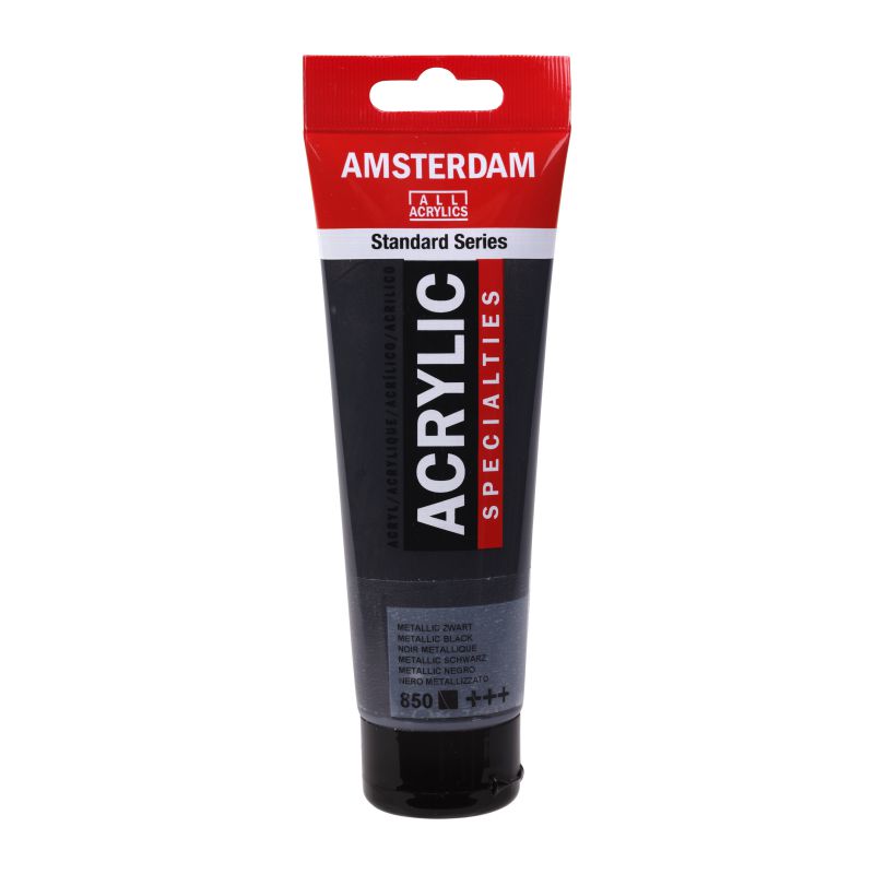 ΑΚΡΥΛΙΚΟ ΜΕΤΑΛΛΙΚΟ 120ML No 850 BLACK AMSTERDAM