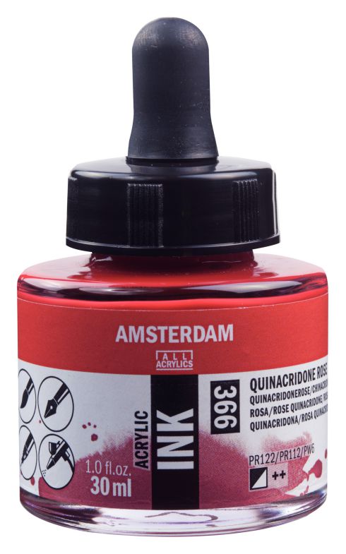 ΜΕΛΑΝΙ INK AMSTERDAM 366 30ML QUINAROSE (ΣΥΣ-3TEM)