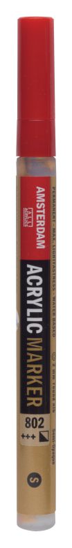 ΜΑΡΚΑΔΟΡΟΣ ΑΚΡΥΛΙΚΟΣ AMSTERDAM 2MM 802 LIGHT GOLD SW