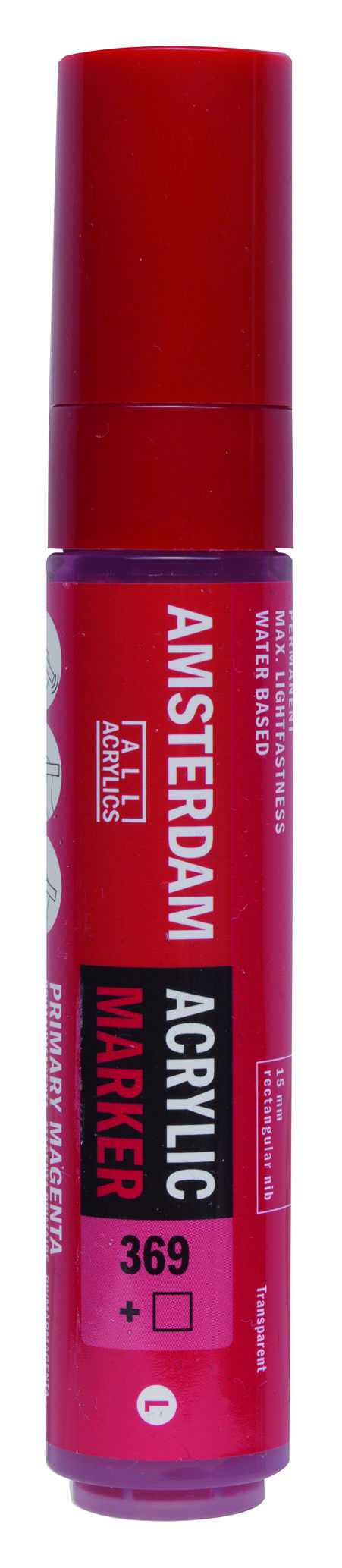 ΜΑΡΚΑΔΟΡΟΣ ΑΚΡΥΛΙΚΟΣ AMSTERDAM 15MM 369 PRIM. MAGENTA SW