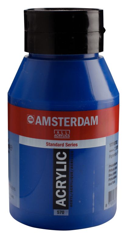 ΑΚΡΥΛΙΚΟ AMSTERDAM 1LTR. No 570 PHTHALO BLUE