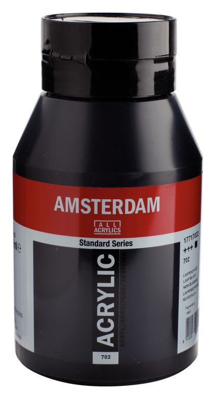 ΑΚΡΥΛΙΚΟ AMSTERDAM 1LTR. No 702 LAMP BLACK