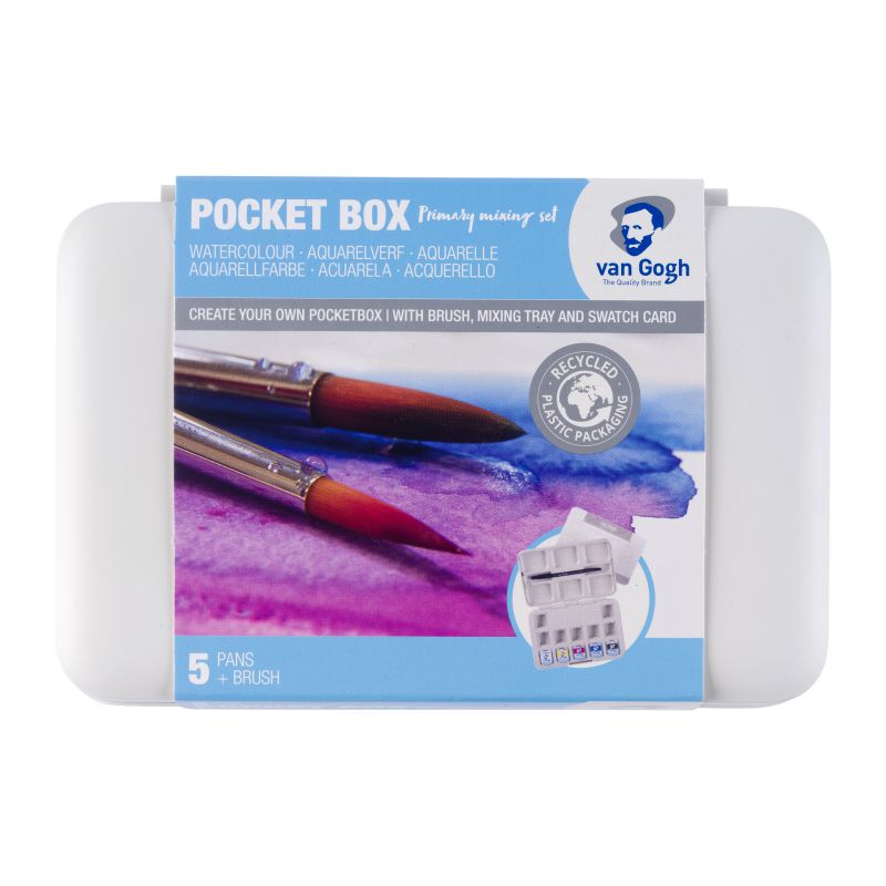 WATERCOLOUR POCKET BOX VAN GOGH ΣΕ ΚΥΒΟ (ΠΑΣΤΙΛΙΕΣ) 5ΤΕΜ