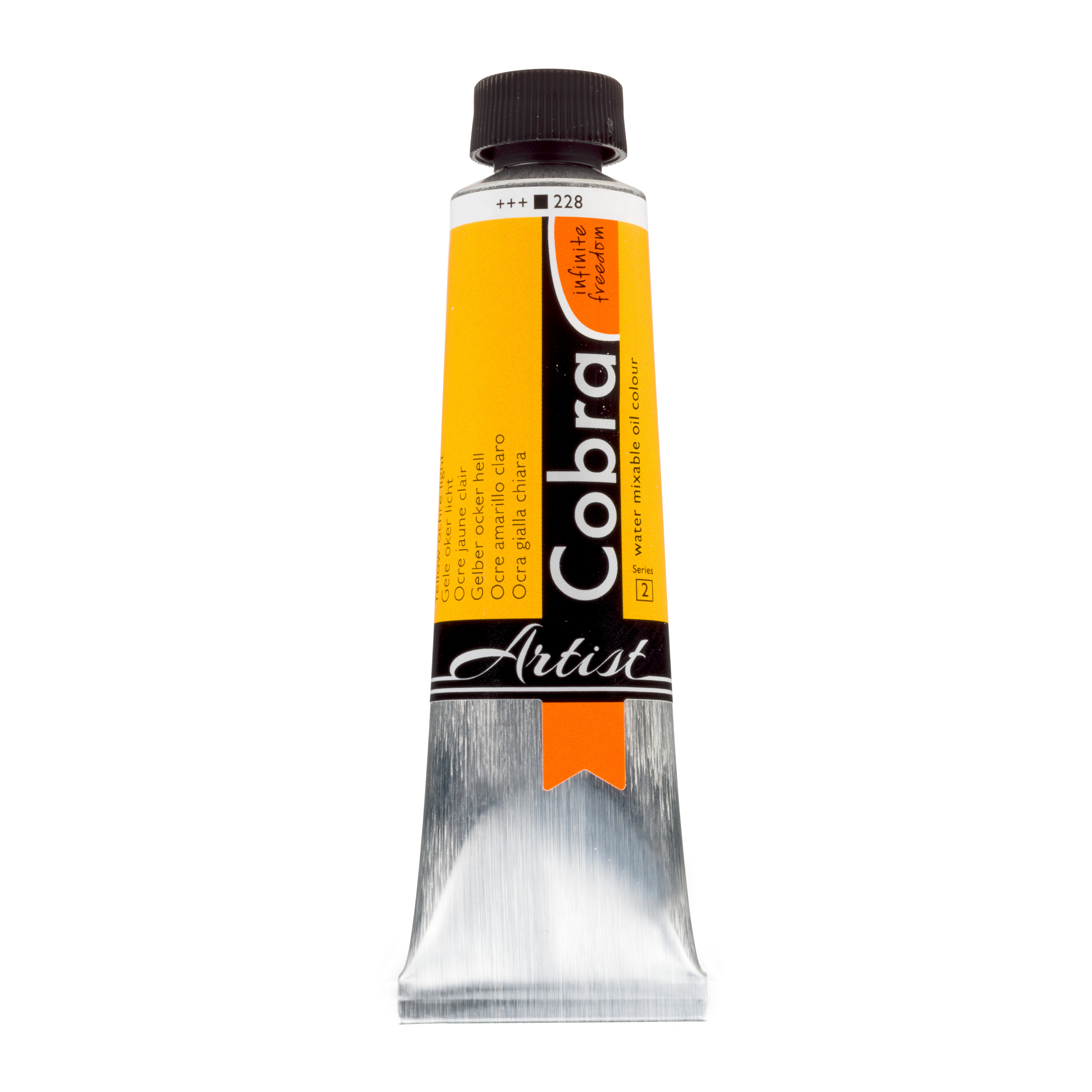 ΛΑΔΙ COBRA 40ML 228 YELLOW OCHRE LT WATER-MIXABLE OIL