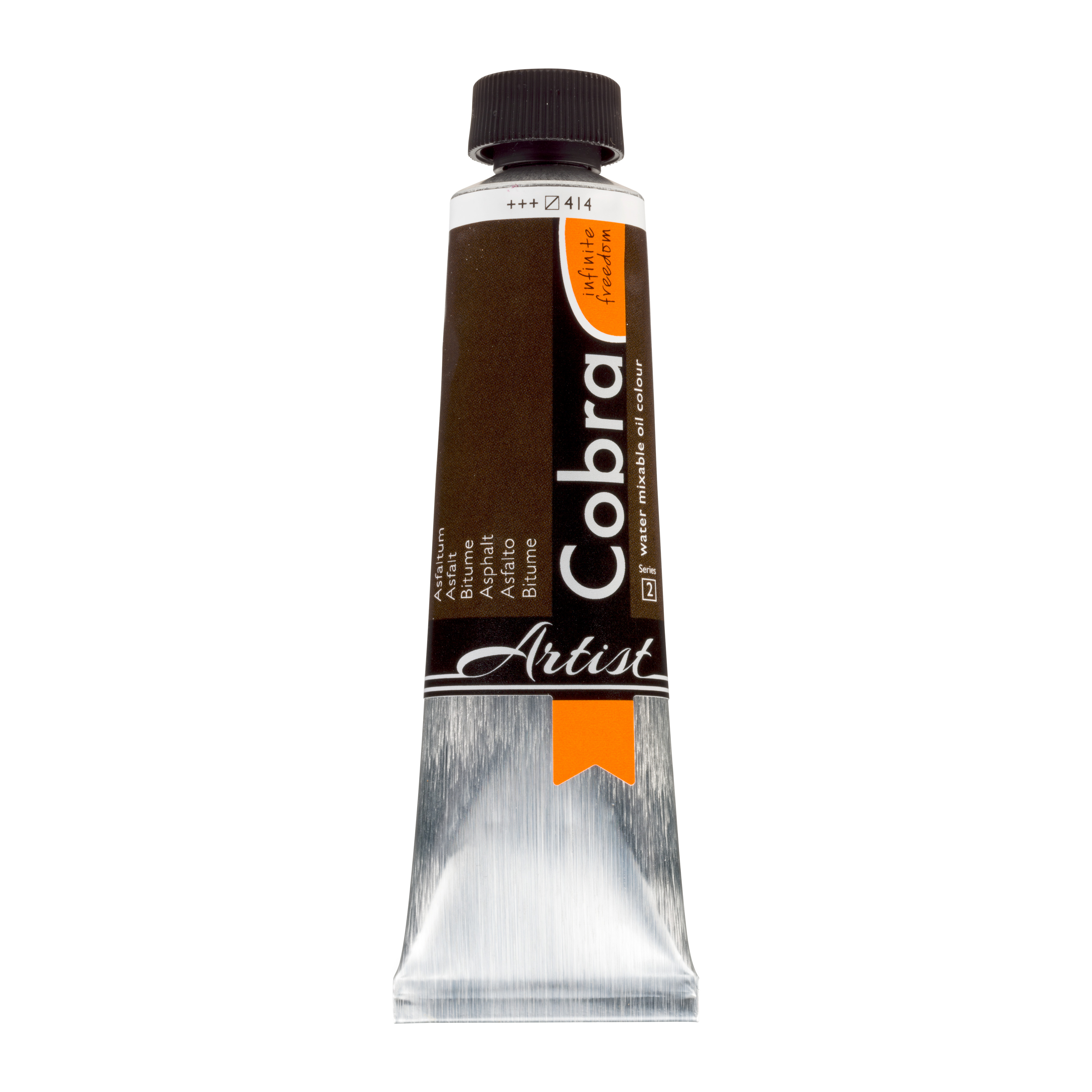 ΛΑΔΙ COBRA 40ML 414 ASPHALTUM WATER-MIXABLE OIL