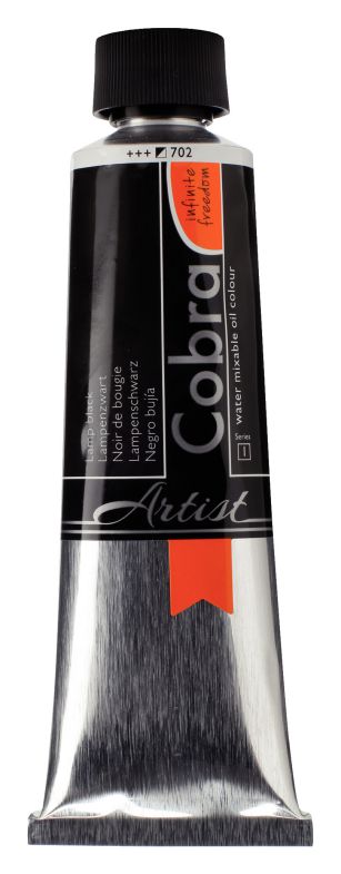 ΛΑΔΙ COPRA 702 150ML LAMP BLACK Water Mixable